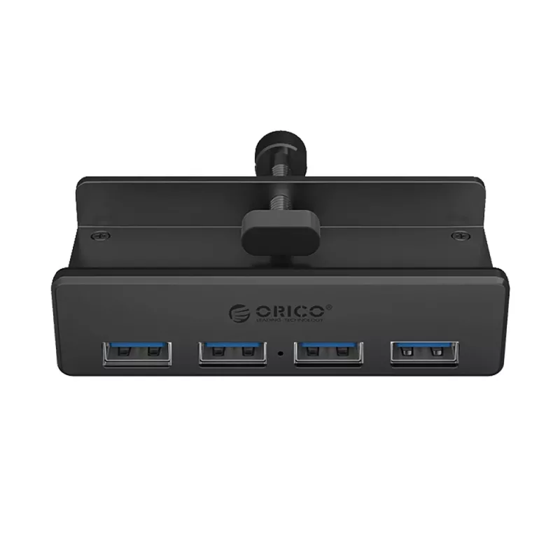 ORICO MH4PU puristuskiinnitteinen USB 3.0 -keskitin 4x USB-A 3.0 - musta