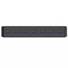 ORICO H7928-U3-V1 7 portin USB 3.0 -keskitin 7x USB-A, musta