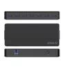 ORICO H7928-U3-V1 7 portin USB 3.0 -keskitin 7x USB-A, musta