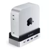 ORICO MiniDock 10-in-1 USB-C-telakointiasema M.2 NVMe/SATA SSD -kotelolla - hopea