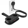 ORICO AP3 20W GaN virtalista 5-in-1 2x AC + 2x USB-A + 1x USB-C - musta