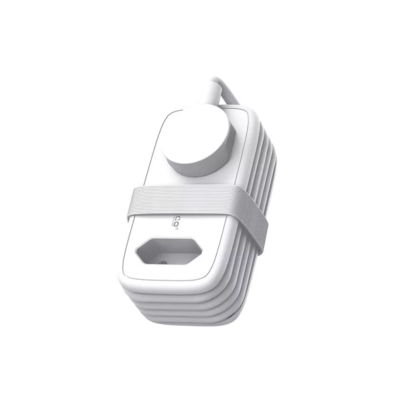 ORICO APP 15.5W 5-in-1 virtalista 2x AC, 2x USB-A, 1x USB-C - valkoinen