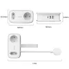 ORICO APP 15.5W 5-in-1 virtalista 2x AC, 2x USB-A, 1x USB-C - valkoinen