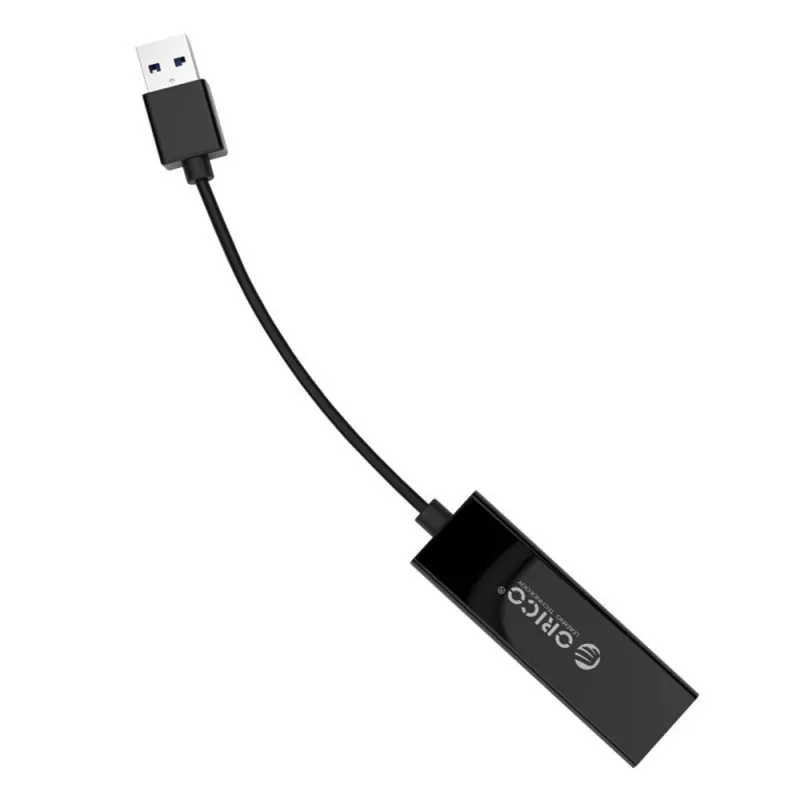 ORICO UTJ-U3 USB 3.0 - Gigabit Ethernet -verkkosovitin, musta