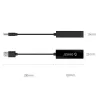 ORICO UTJ-U3 USB 3.0 - Gigabit Ethernet -verkkosovitin, musta