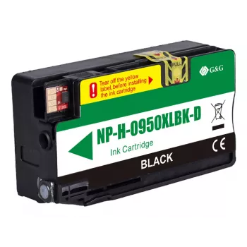 G&G Ninestar yhteensopiva mustepatruuna HP 950XL musta