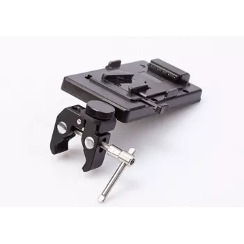 SWIT ELECTRONICS S-7200S V-Mount -akkulevy, jossa kiinnike jalustakiinnitykseen 25-45 mm D-Tap