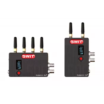 SWIT ELECTRONICS FLOW500 - Full-HD langaton videonsiirtojärjestelmä vastaanottimella ja lähettimellä - 10,2 cm
