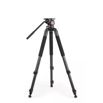 SWIT ELECTRONICS MUF100C korkeussäädettävä hiilikuitukolmijalka kääntövarrella, korkeus 40-170 cm