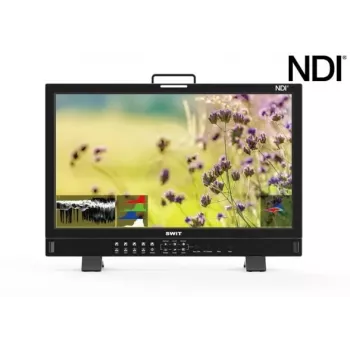 SWIT ELECTRONICS BM-245-NDI 23,8 tuuman 4K NDI-videomonitori - Full HD QLED-näyttö 3D LUT -tuella
