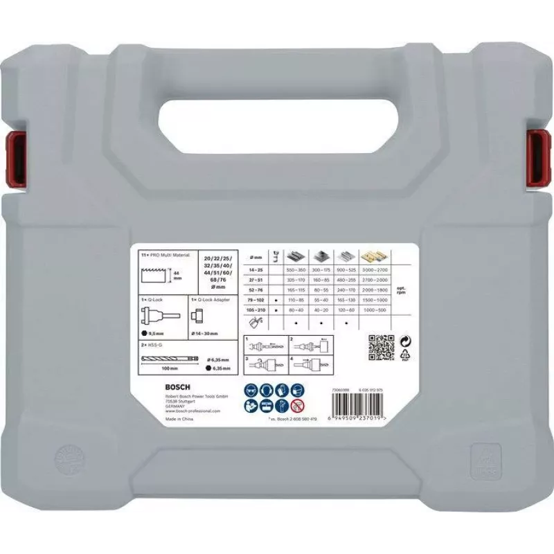 Bosch PRO Multi Material Q-Lock -reikäsahasarja 15 osaa 2608901549