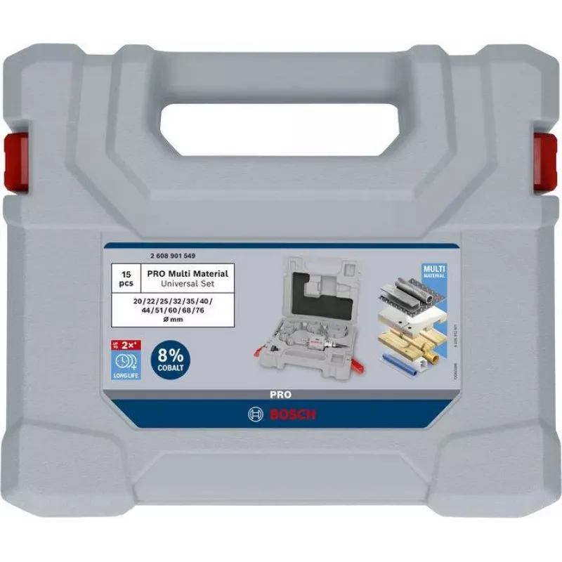 Bosch PRO Multi Material Q-Lock -reikäsahasarja 15 osaa 2608901549