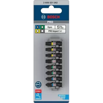 Bosch PRO Impact -ruuvauskärkisarja 8 osaa (2608521U62)