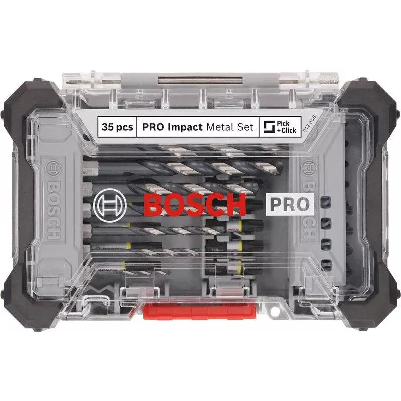 Bosch PRO iskuporaus- ja ruuvauskärkisarja 35 osaa (2608521U81)