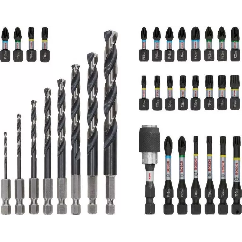 Bosch PRO iskuporaus- ja ruuvauskärkisarja 35 osaa (2608521U81)