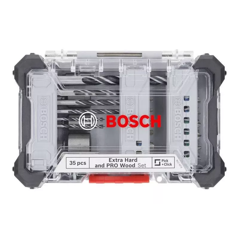 Bosch Extra Hard and PRO Wood pora- ja ruuvauskärkisarja 35-osainen (2607017730)