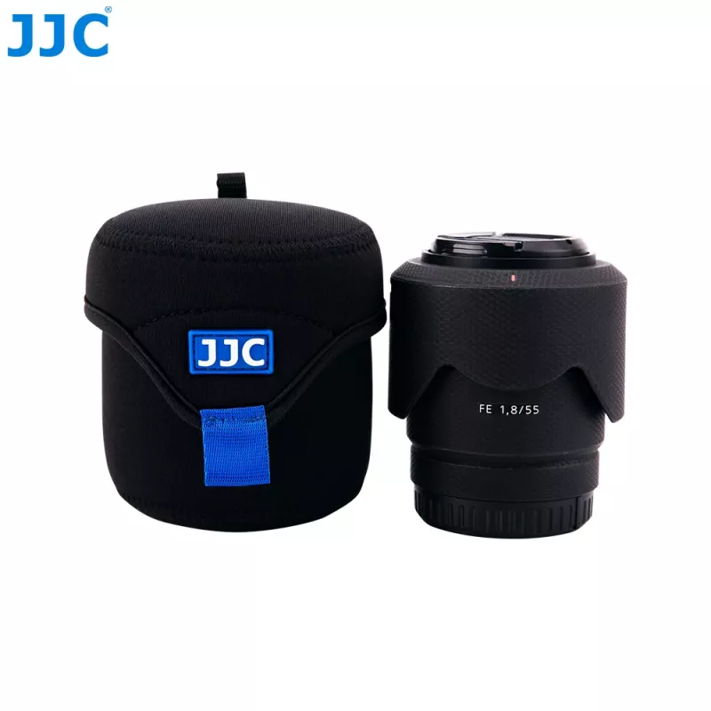JJC Deluxe Lens Pouch 78x78mm musta DLP-2II