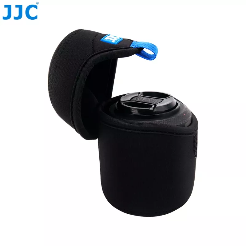 JJC Deluxe Lens Pouch 78x78mm musta DLP-2II