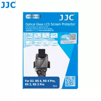 JJC 4x karkaistu lasinen näytönsuoja DJI RS 3 / RS 3 Pro / RS 4 / RS 4 Pro -gimbaalin LCD:lle