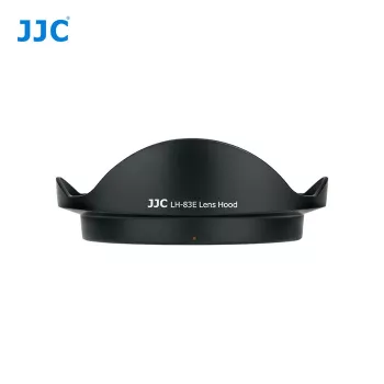 JJC vastavalosuoja Canon EW-83E - tulppaanimuoto, bajonettikiinnitys, musta
