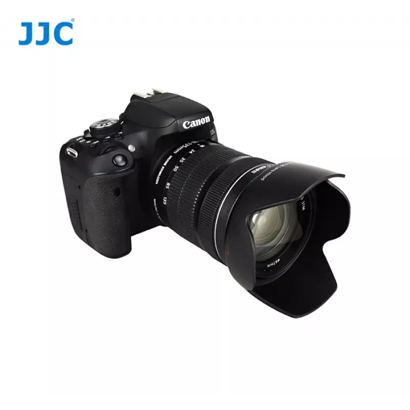 JJC vastavalosuoja Canon EW-73B - tulppaanimuoto bajonettikiinnitys - musta