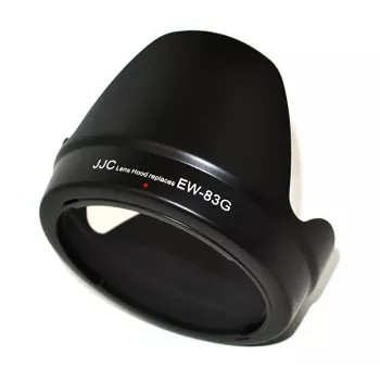 JJC vastavalosuoja Canon EW-83G, tulppaanimuoto, musta