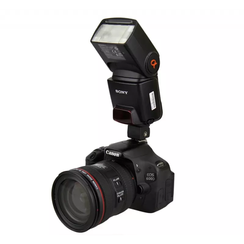 JJC salamakengän sovitin Sony Alpha standardi ISO 518 PC-Sync-liitännällä