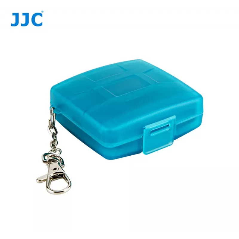 JJC muistikorttikotelo 4 SD / SDHC / SDXC kortille - musta