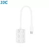 JJC PDB-UC USB-C Micro SD -kortinlukija 2x USB-C-liitännällä, Space Gray