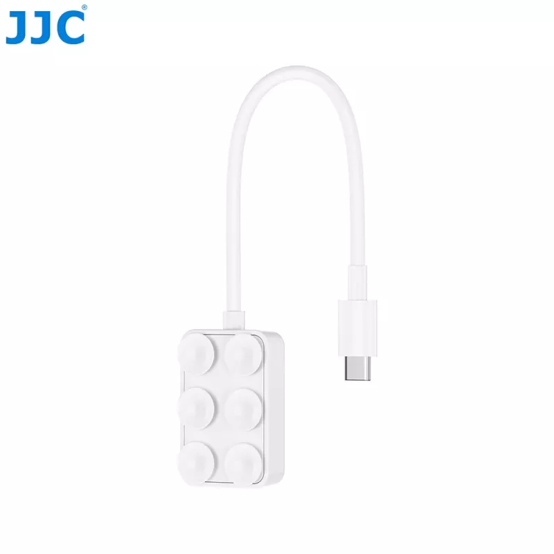 JJC PDB-UC USB-C Micro SD -kortinlukija 2x USB-C-liitännällä, Space Gray