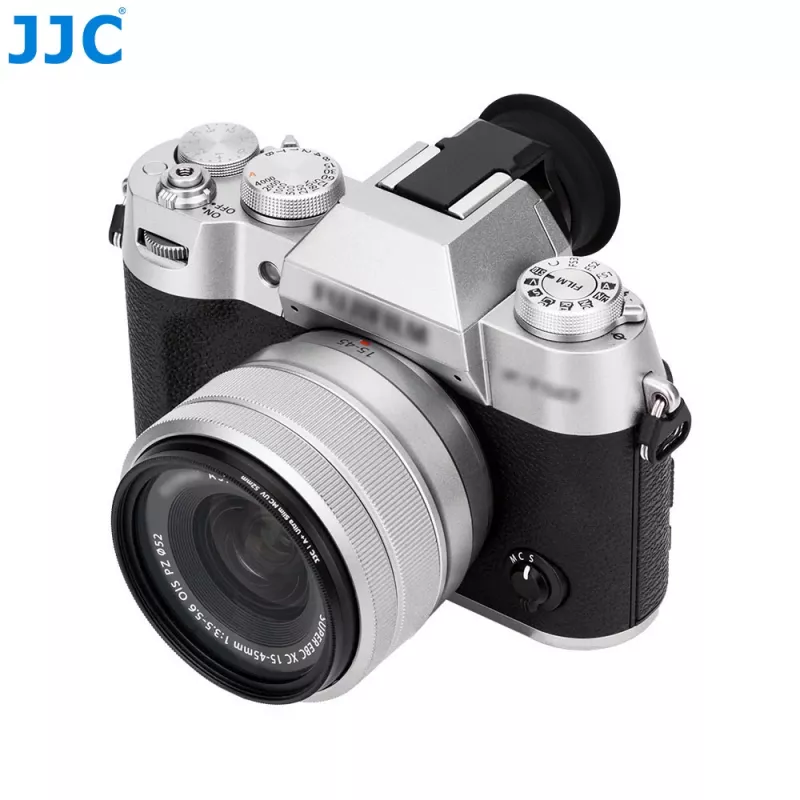 JJC pidennetty silmäkuppi Fujifilm X-T50 kameralle - musta
