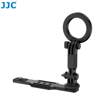 JJC HG-CS1 laajennusteline DJI Osmo Pocket 3:lle Magsafe-telineellä, 1/4 inch -kierteellä, kylmäkenkätelineellä, alumiiniseos, musta