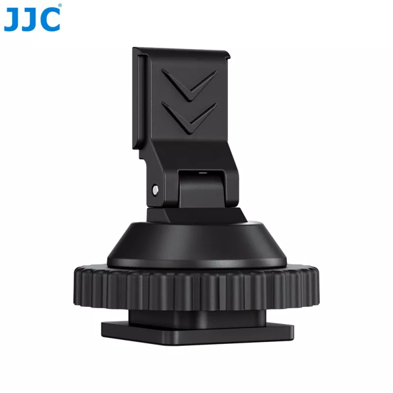 JJC HC-DMN kengän 1/4 inch-20 kierreadapteri mikrofonitelineelle, musta