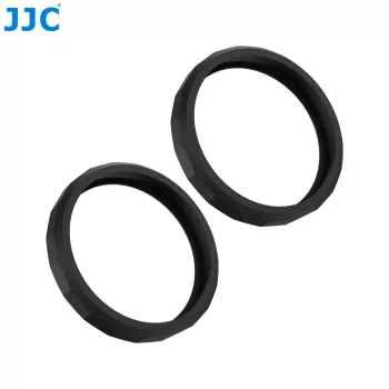 JJC 2x silikoniobjektiivin suojarengas DJI Osmo Action 5 Pro / 4 / 3 (musta)