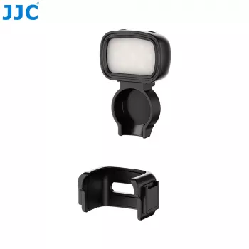 JJC Mini Magnetic LED-täytevalo DJI Osmo Pocket 3, CRI≥95, 15 LEDiä, USB-C ladattava