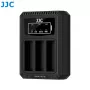 JJC Triple USB -akkulaturi Ricoh DB-120 (3 paikkaa) - DCH-DB120TC