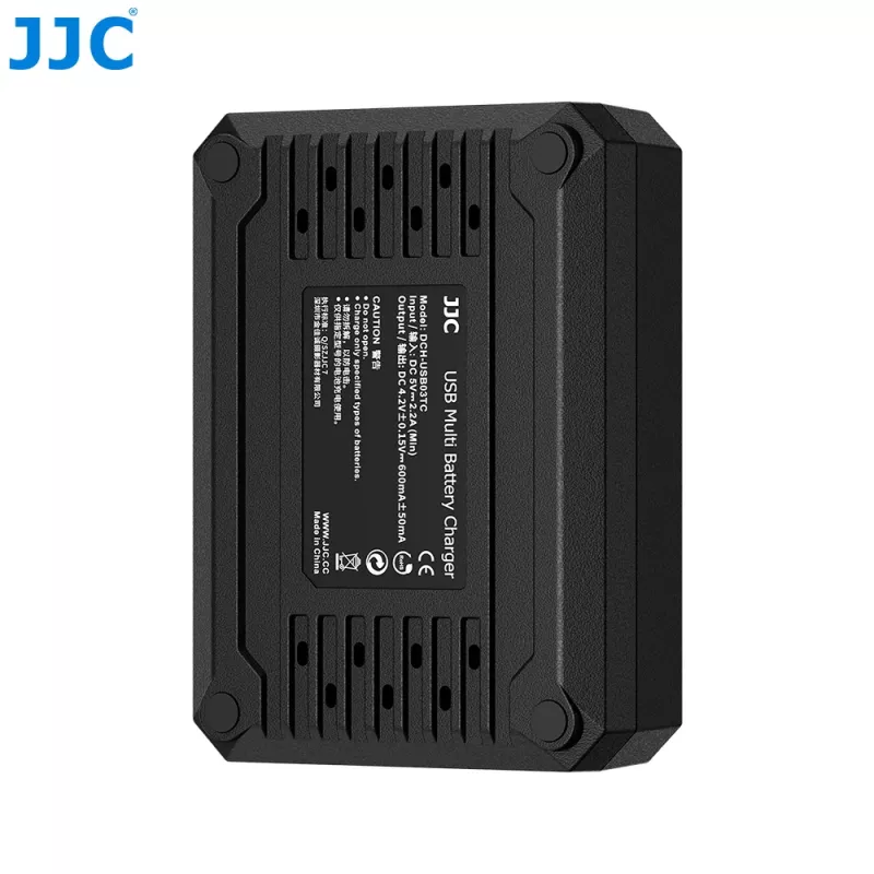 JJC Triple USB -akkulaturi Ricoh DB-120 (3 paikkaa) - DCH-DB120TC