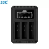 JJC Triple USB -akkulaturi Ricoh DB-120 (3 paikkaa) - DCH-DB120TC