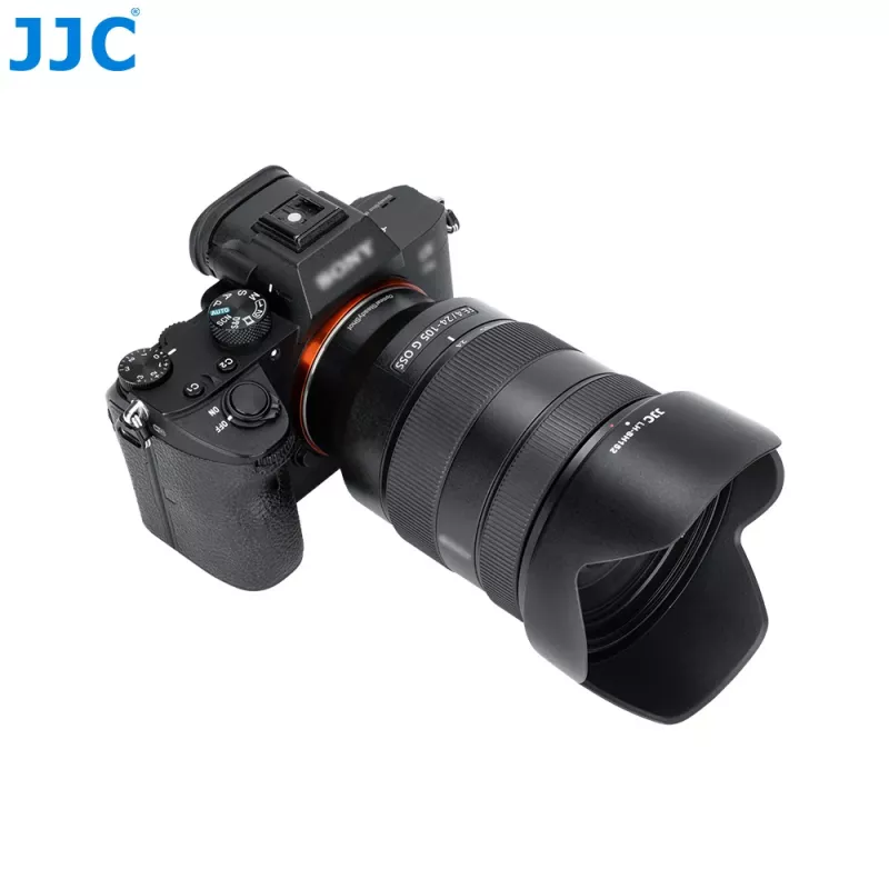 JJC ALC-SH152 -terälehtivastavalosuoja Sony FE 24-105mm F4 G OSS -objektiiville