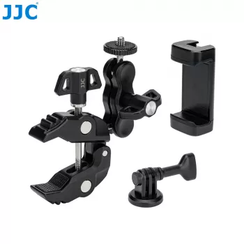 JJC Magic Arm -asennussarja puristimella, puhelinpidikkeellä ja GoPro-adapterilla - MFC-K1