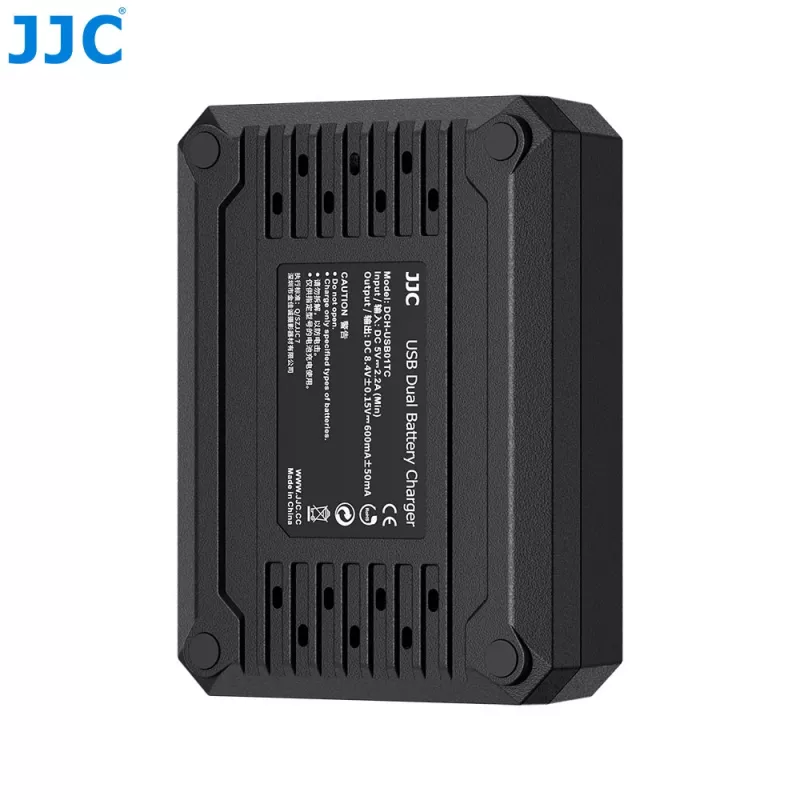 JJC Dual USB -laturi Olympus BLS-1 BLS-5 BLS-50 -akuille