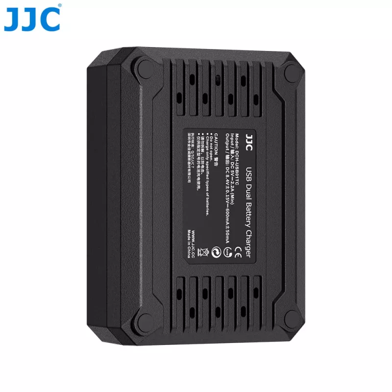 JJC Dual USB -laturi Olympus BLS-1 BLS-5 BLS-50 -akuille