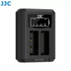 JJC Dual USB -laturi Olympus BLS-1 BLS-5 BLS-50 -akuille