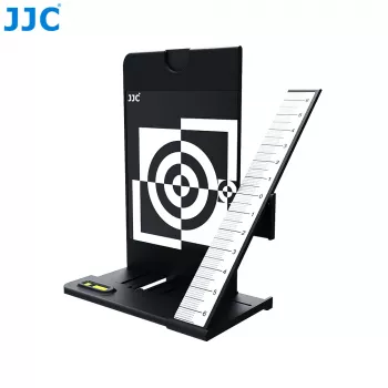 JJC 2-in-1 -harmaa kortti + tarkennuksen kalibrointitaulu automaattitarkennuksen säätöön