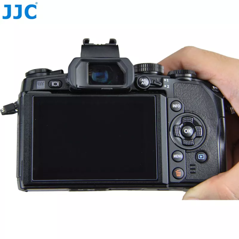 JJC-karkaistu lasinen näytönsuojakalvo Olympus PEN E-PL9 / E-PL10 (3,0 tuuman LCD)