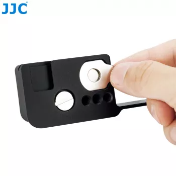 JJC-videohäkki 4x 1/4 tuuman 20 kierteellä ja kylmäkenkätelineellä Sony ZV-1F:lle