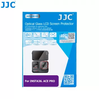 JJC Karkaistu lasinen näytön- ja objektiivinsuojasarja Insta360 Ace Pro:lle (GSP-ACEPRO)