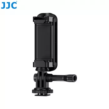JJC SPC-S25 360° jalustakinnike älypuhelimelle, SSD:lle ja GoProlle 1/4 tuuman kierteellä ja Arca-Swiss-pohjalla
