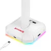 Redragon Scepter PRO HA300-W Pelikuulokkeiden teline RGB-valaistuksella, valkoinen