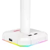 Redragon Scepter PRO HA300-W Pelikuulokkeiden teline RGB-valaistuksella, valkoinen